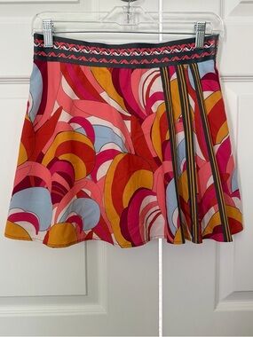 JOHNNY WAS ACTIVE BEE RACHEL MAY PLEATED SKIRT SKORT TENNIS WORKOUT Medium